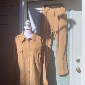 EUC Denim & Co matching shirt and pant